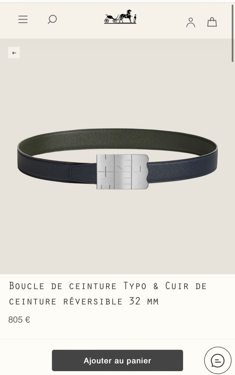 Hermes Belts